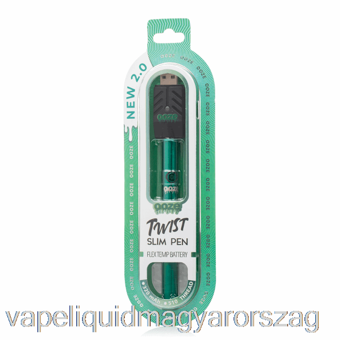 Ooze Slim Twist Toll 2.0 Flex Temp Akkumulátor Aqua Kékeszöld Vape Toll